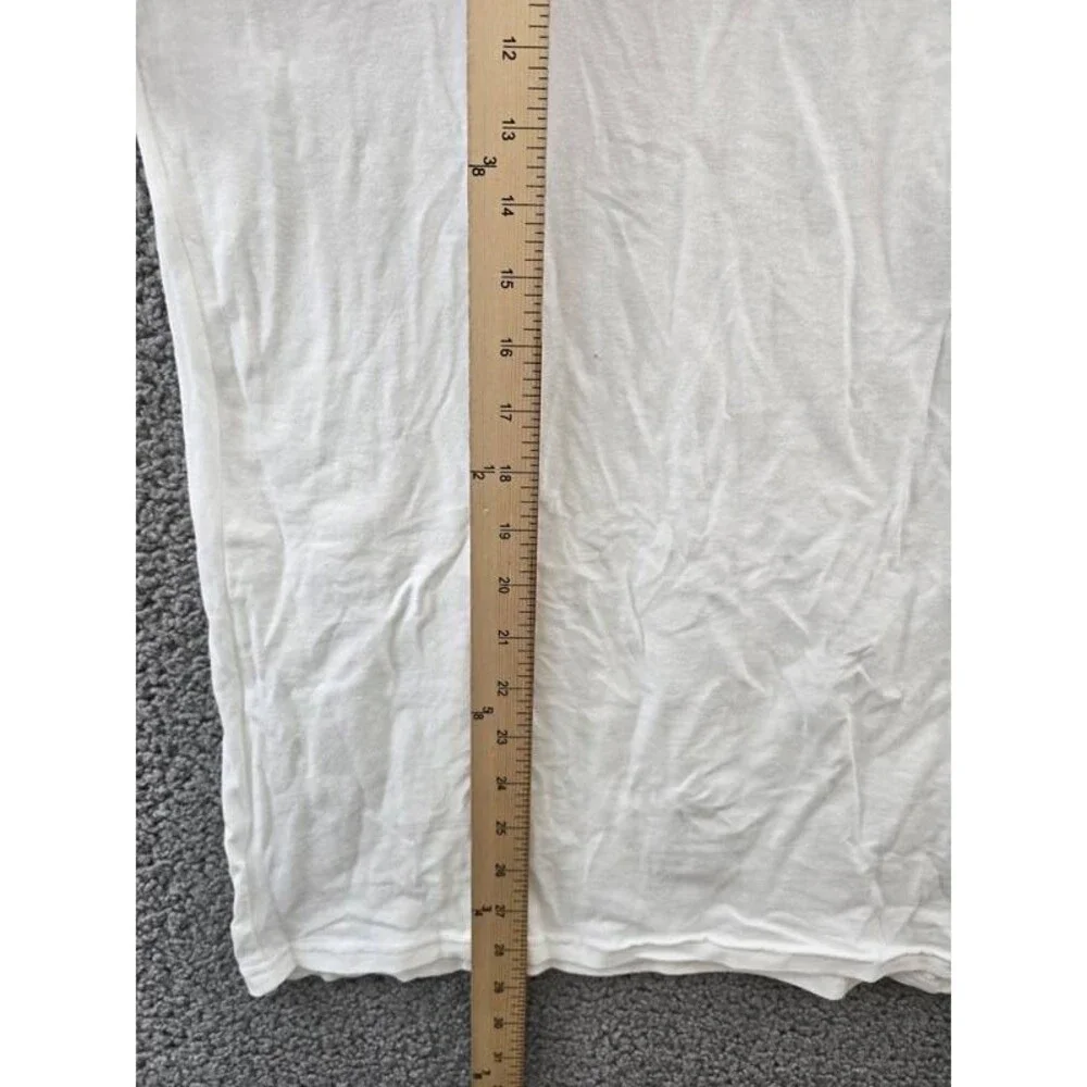 Hanes Originals Supersoft T-Shirt Men's M White Crew Neck Short Sleeve Pullover